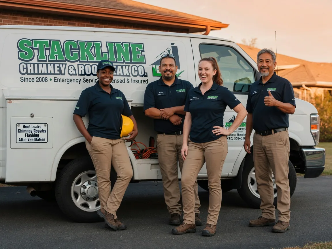 Chimney flashing repair company in Thompson, ND